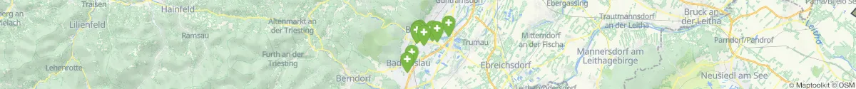 Map view for Pharmacies emergency services nearby Baden (Baden, Niederösterreich)
